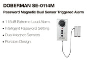 DOBERMAN 115dB Waterproof Door/Window Alarm