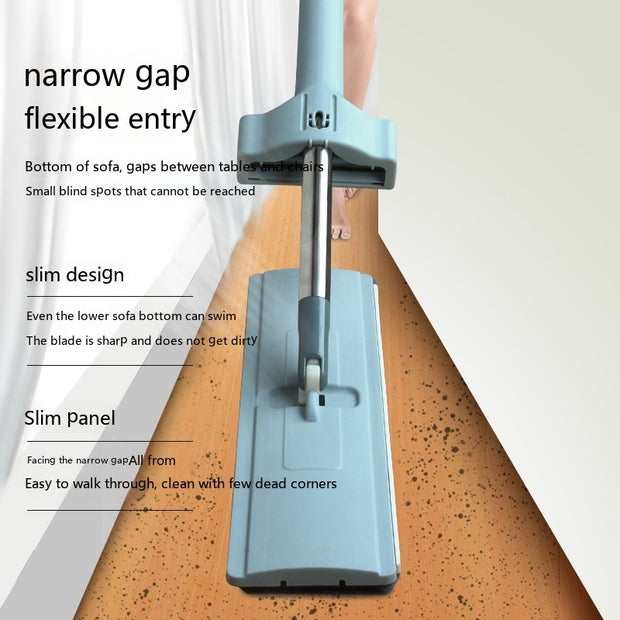 Lazy Hands-Free 360° Flat Mop