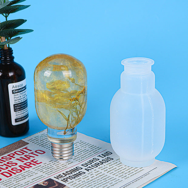 Epoxy Mold 6 Bulbs Mirror Resin Crystal Bulbs