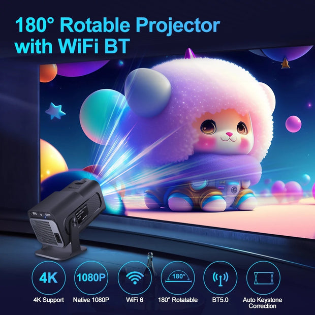 4K Mini DLP Portable Projector