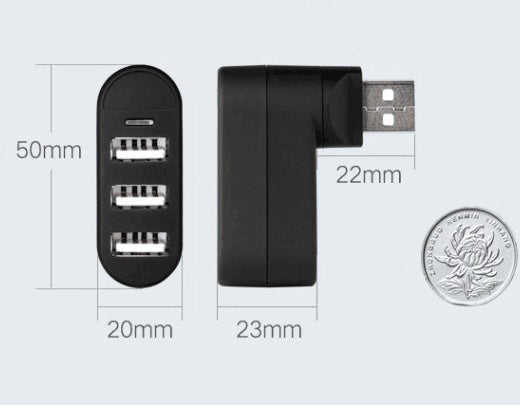USB 2.0 Multi-Port Hub Splitter