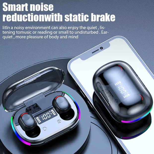 Mini Wireless Bluetooth 5.3 Earbuds with Digital Display