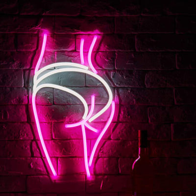 Acrylic Lady LED Neon Sign – Wall & Bar Decor Night Light