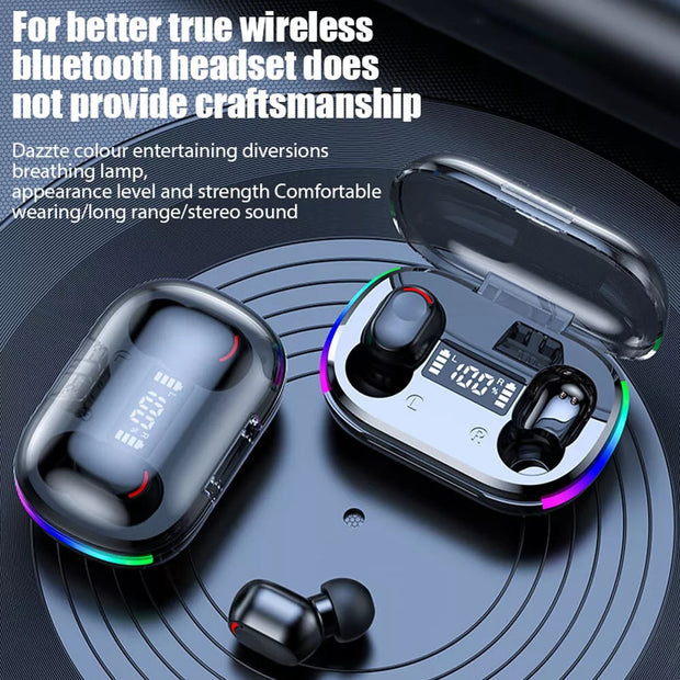 Mini Wireless Bluetooth 5.3 Earbuds with Digital Display