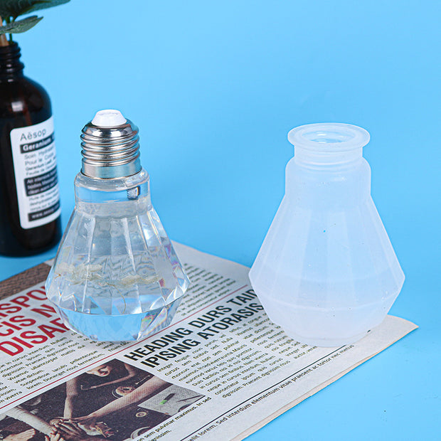 Epoxy Mold 6 Bulbs Mirror Resin Crystal Bulbs