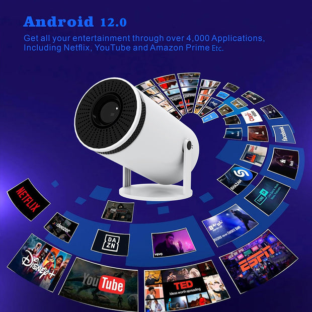 Mini 4K HD Bluetooth Projector Y5S