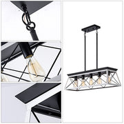 5-Light White Farmhouse Chandelier